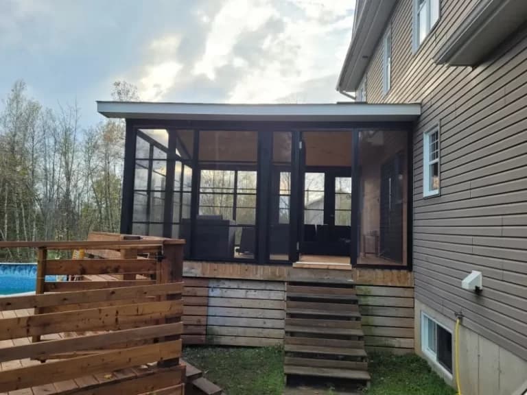 Solarium quatre saisons — réalisation Sher Auvents