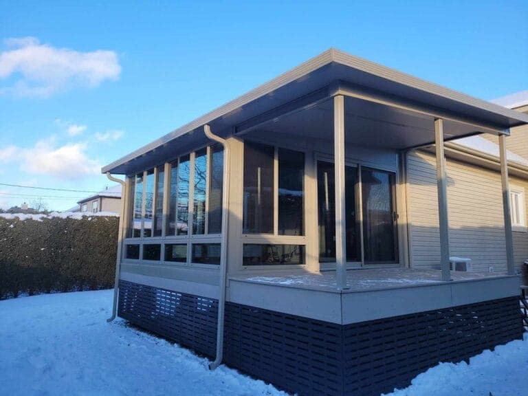 Solarium quatre saisons — réalisation Sher Auvents
