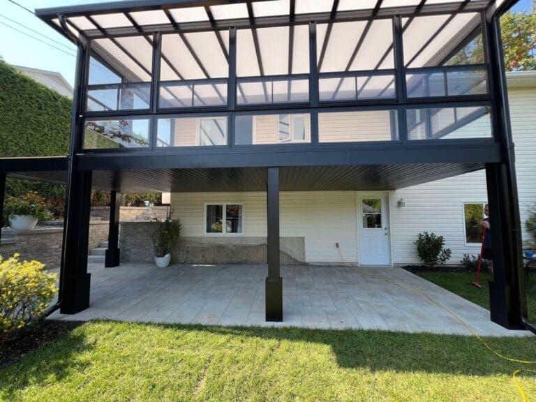 Solarium quatre saisons — réalisation Sher Auvents